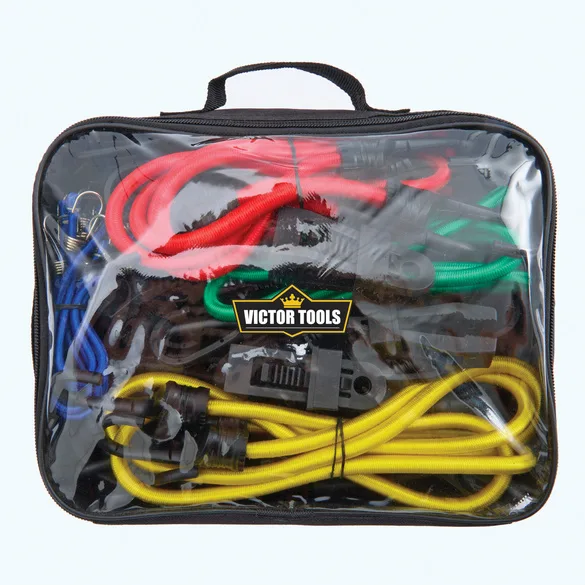 Spanngummi & Klemmen Befestigungsset 30-tlg - Victor Tools - FashionsVida