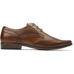 Mens Logan Shoes - Tan Leather - Size Uk 7
