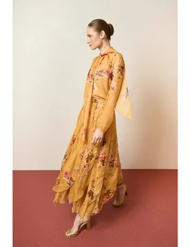 Falda de mujer de gasa catiónica - Bimani - FashionsVida