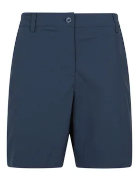 Delta Stretch Womens Shorts - Navy - Navy - Size: 16 - Mountain Warehouse - FashionsVida