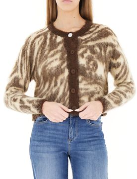 Cardigan misto mohair NOCCIOLA UNI