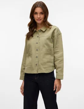 Cazadora vaquera de mujer corte recto - Vero Moda - FashionsVida