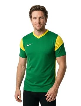 T-shirt à Manches Courtes Dri Fit Park Derby 3 Pine Green / Tour Yellow / Tour Yellow / White S