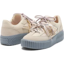 Zapatillas deportivas de mujer de piel