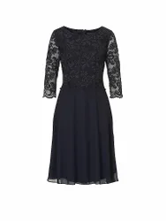 Vestido de cóctel azul 38