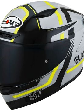 Casco Moto Integrale Racing TRACK-1 NINETY SEVEN Grigi taglia 2X