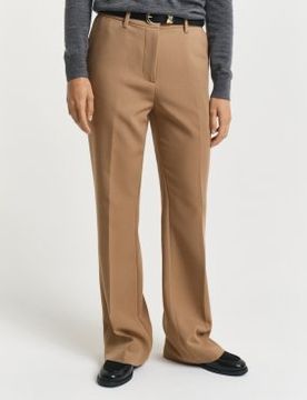 Para mujer. 4150334 Pantalones de vestir Slim Fit acampanados (34), Casual, Clásico, Poliéster