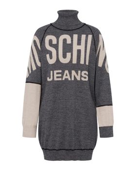 Vestiti casual donna - abito pura lana extrafine - grigio