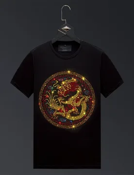 Chinese Dragon Rhinestones Cartoon T Shirts Men Short Sleeve Fashion Streetwear O Neck Slim Modal Cotton Tshirts Camiseta Hombre - Aliexpress - FashionsVida