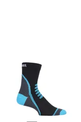 Pair Black / Grey 3 Layer Cycling Socks Unisex 5.5-8 Unisex - - Multi Coloured - Size: 5.5-8 Unisex