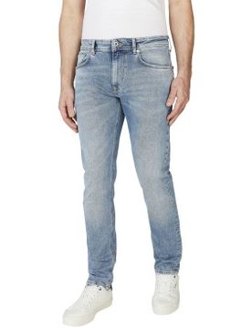 Para hombre. PM207390NC5 Jeans en fit taper Stanley (28/32), Casual, Algodón, Denim, Sostenible