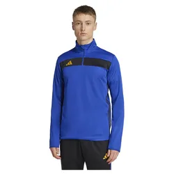 Sweat à Demi-zip Tiro 25 Essentials Training Semi Lucid Blue / Black / Crew Yellow XL