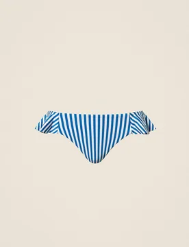 Slip brésilien de bain jacquard rayé - TWINSET - FashionsVida