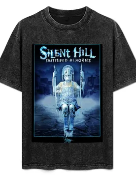 Silent Hill Shattered Memories - PS2 Box Art (Original) - Brazz T-Shirt Halloween Theme T-Shirt - Aliexpress - FashionsVida