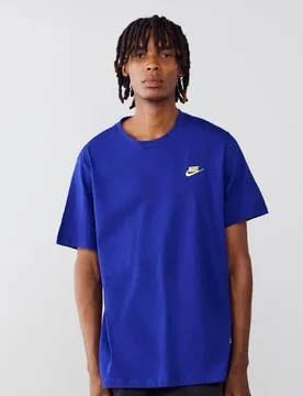 Tee Shirt Club bleu/jaune s - Nike - FashionsVida