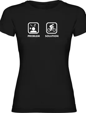 T-shirt à Manches Courtes Problem Solution Bike - Kruskis - FashionsVida