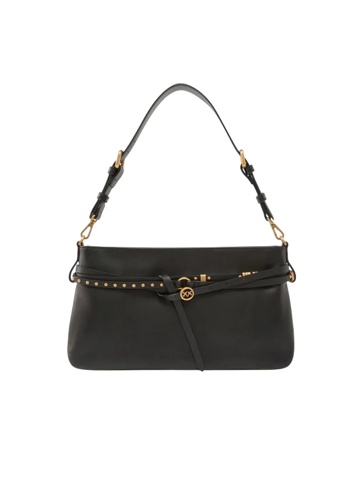 Borse a spalla donna - belt bag classic suede - nero - PINKO - FashionsVida