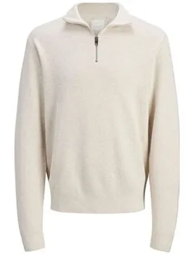 Pullover 12259664 Milano-Cloud Dancer It L;It Xl Male - Jack & jones - FashionsVida
