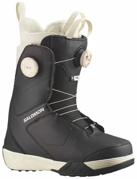 Boots de snowboard - Kiana Dual BOA Black/Vanilla Ice - Taille 38,5 - Noir - Salomon Snowboard - FashionsVida