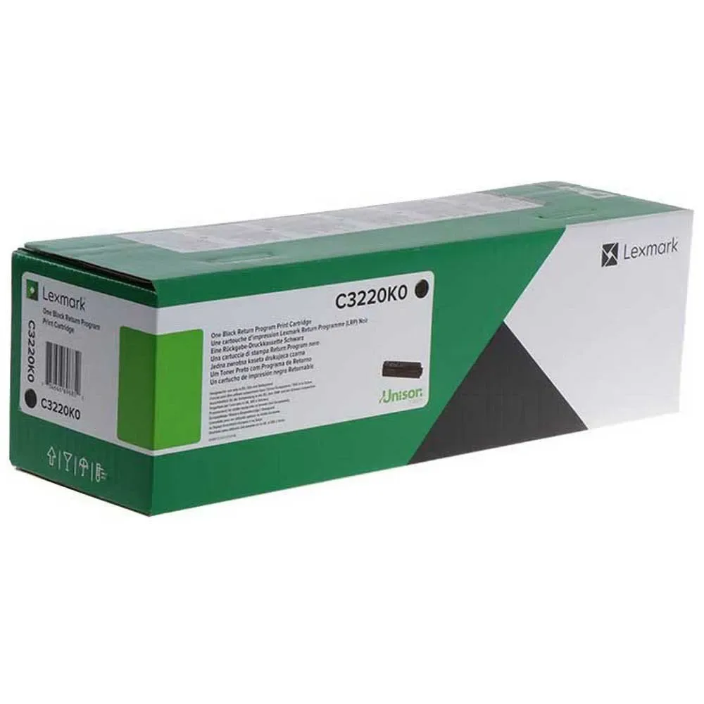 Toner C3220k0 Black One Size unisex - Lexmark - FashionsVida