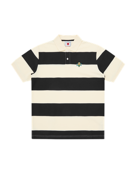 Cones & Bones Striped Polo Shirt - /Off