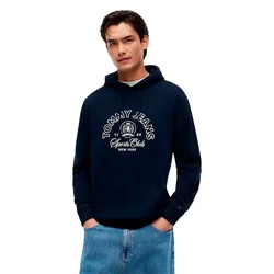 Sweat à Capuche Dm0dm23153 Dark Night Navy S