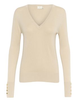 Kaffe Jersey 'Lizza' beige moteado