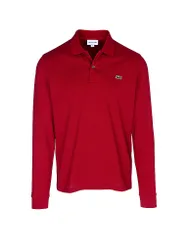 Polo Classic Fit L1312 rojo oscuro XS
