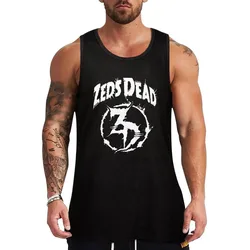 Zeds Dead Tank Top Solid Color Basic Tank Top Regular Fit Casual Wear