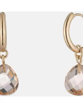 Pendientes Josephine dorados con piedras - Lauren Ralph Lauren - FashionsVida