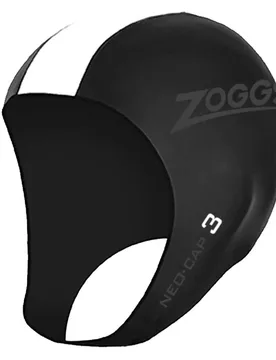 Neoprene Cap Black / White S-M unisex - Zoggs - FashionsVida