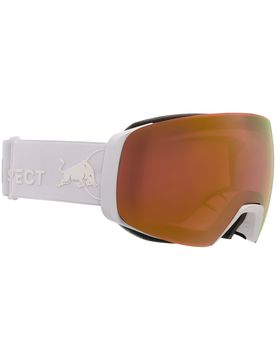 Skibrille mit Ersatzscheibe Jon White Red With Purple Mirror Weiß
