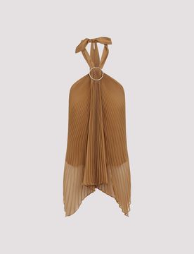 Mxevalzer Ring Pleated Top