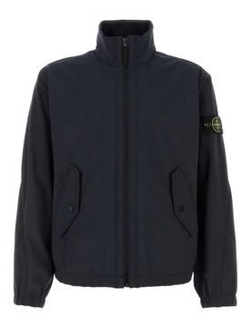 Giacca con zip navy