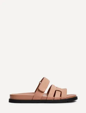 Women's Essential Dusky Pink Faux Suede Sandals Size: 7-Standard Fit - Pink - Size: 7-Standard Fit - Linzi - FashionsVida