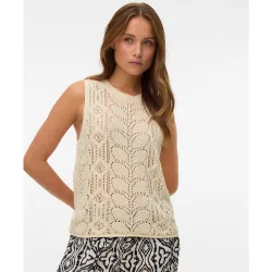 Top crochet de mujer manga sisa