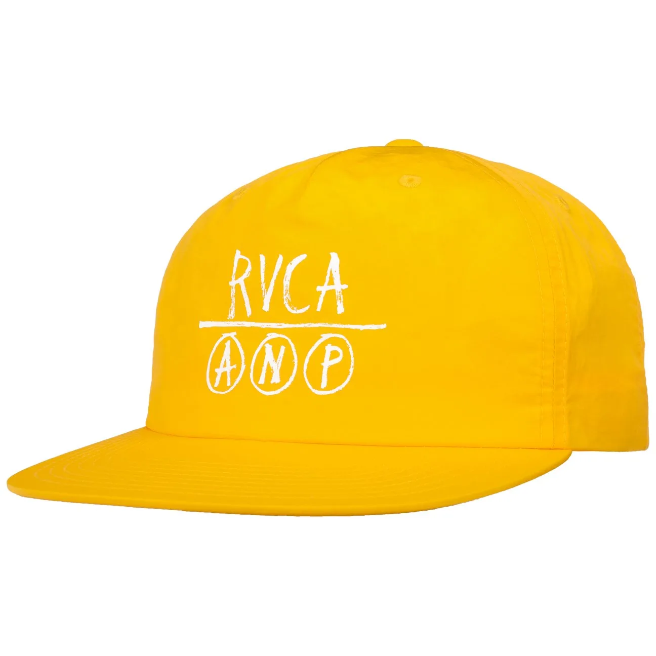 Graphic ANP Snapback Cap by - yellow - Size: One Size - Rvca - FashionsVida