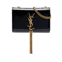 Small Patent Classic Monogram Kate Tassel Crossbody