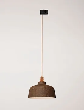Cables Lampe Suspendue Sans Ampoule Coppa Track Stucchi Rust / White One Size - Creative - FashionsVida