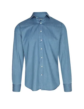 Profuomo Camisa Slim Fit azul 44 - Profuomo - FashionsVida