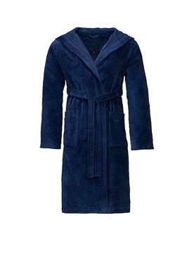 Albornoz unisex TEXAS Winternight azul oscuro M