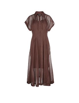 Midikleid DAVINATA marrón 44
