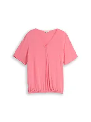 Blouse v-neck shape female