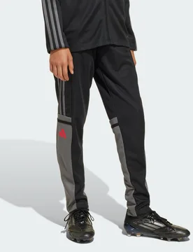 Pantaloni da allenamento Squadra 25 Bambino 11-12A Black / Team Grey Four / Pure Ruby - Adidas - FashionsVida