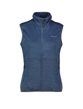 Chaleco polar para mujer Caen azul oscuro L - Meru - FashionsVida