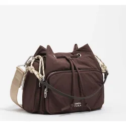 Bolso bucket pocket mediano nylon