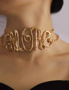 Fashion Exaggerated Chunky Heavy Metal Torques Choker Necklace Women Punk Goth Hollow Letter Chain Grunge Jewelry Steampunk Men - Aliexpress - FashionsVida