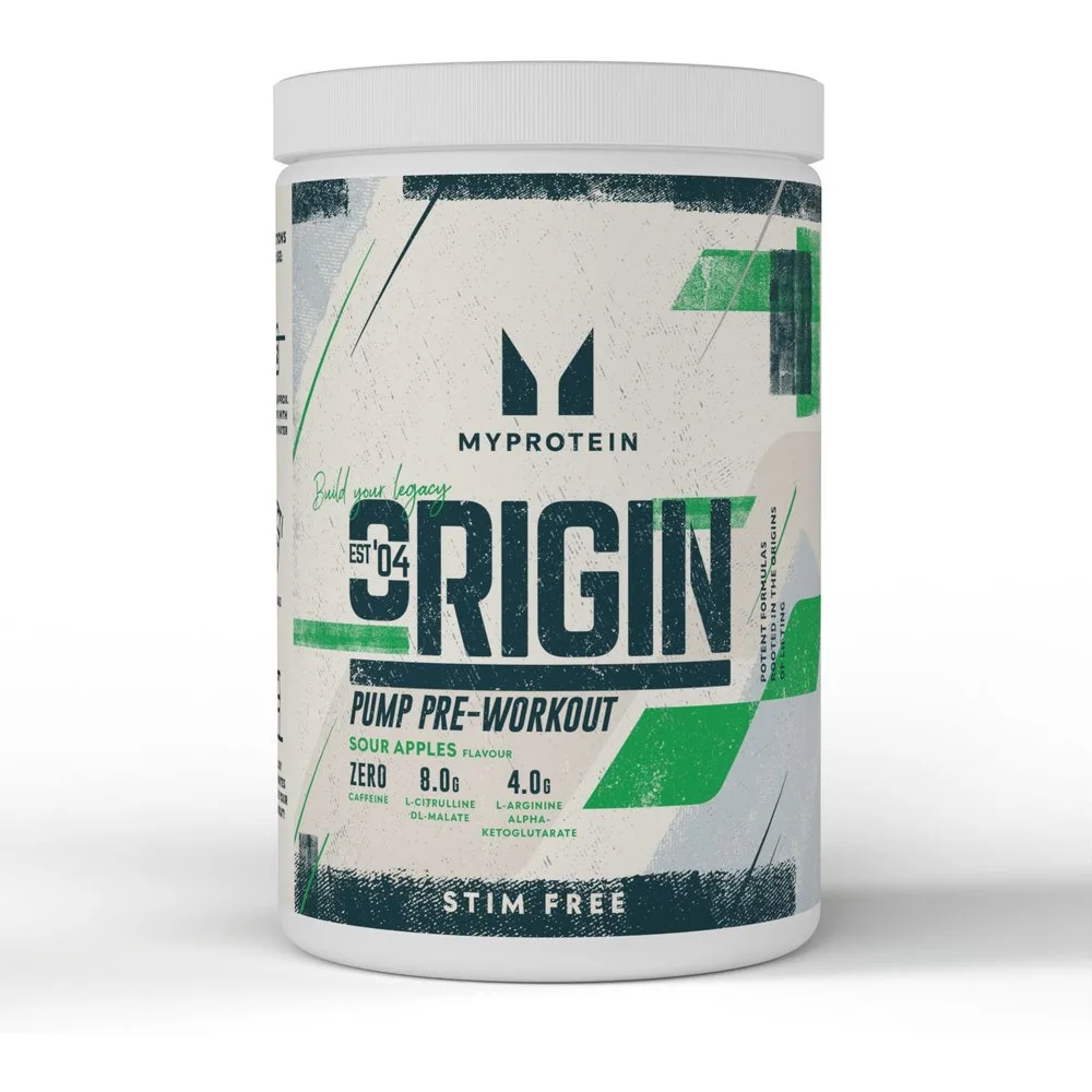 Origin Pre-Entreno Sin Estimulantes - 600G - 30raciones - MyProtein - FashionsVida
