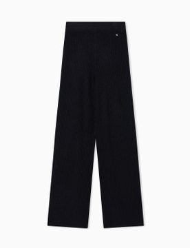 Para mujer. XW001878AF11957MC005 Pantalón ancho de hilo de lúrex (XS), Casual, Viscosa