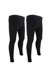 Pack Ladies Thermal Bottoms Leggings for Winter - - Size: M-L